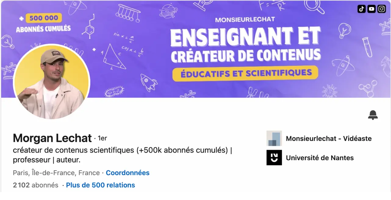 Exemple de refonte de profil LinkedIn 10