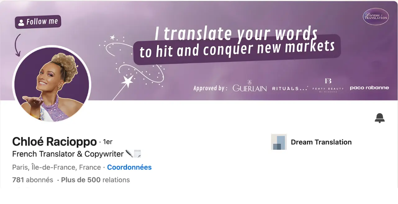 Exemple de refonte de profil LinkedIn 15