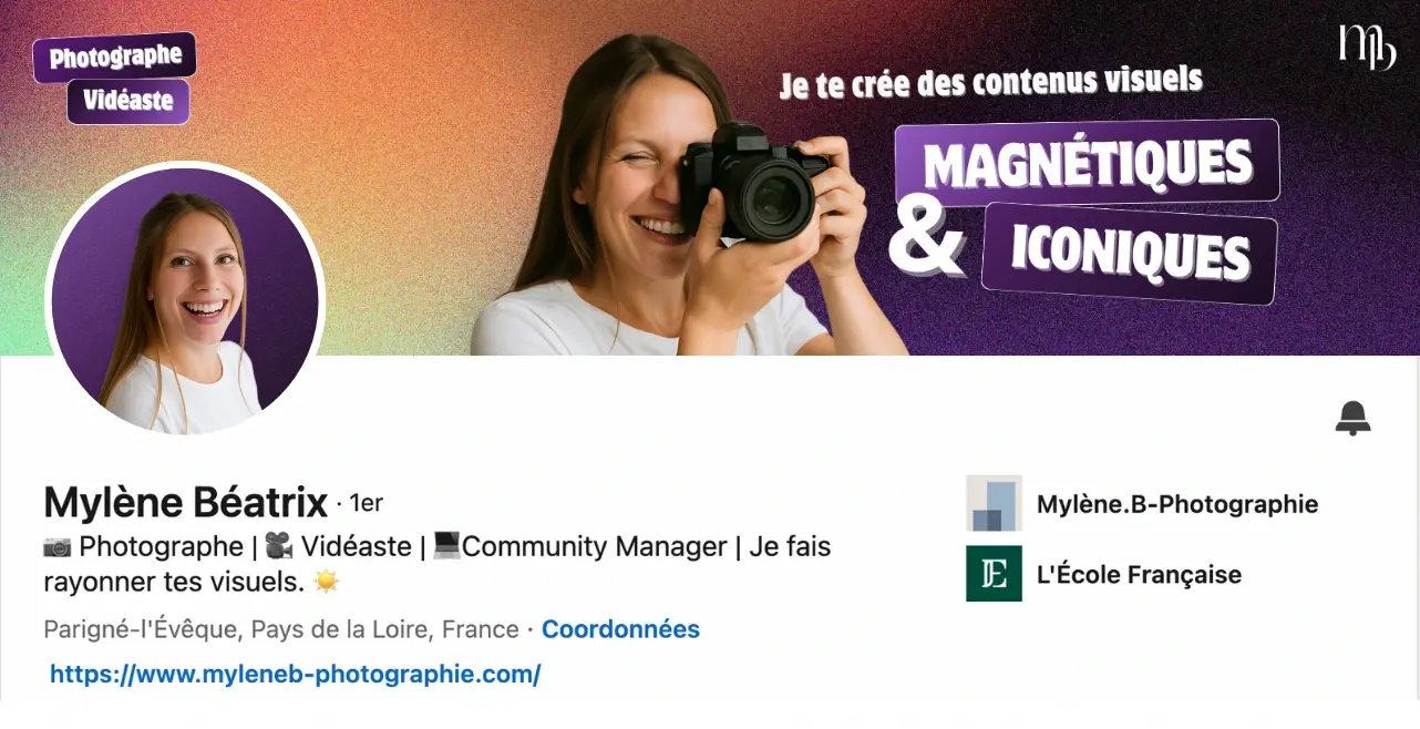 Exemple de refonte de profil LinkedIn 2