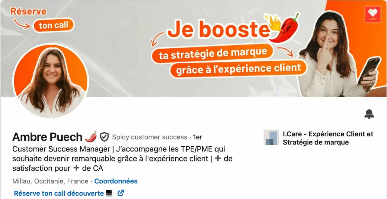 Exemple de refonte de profil LinkedIn 5