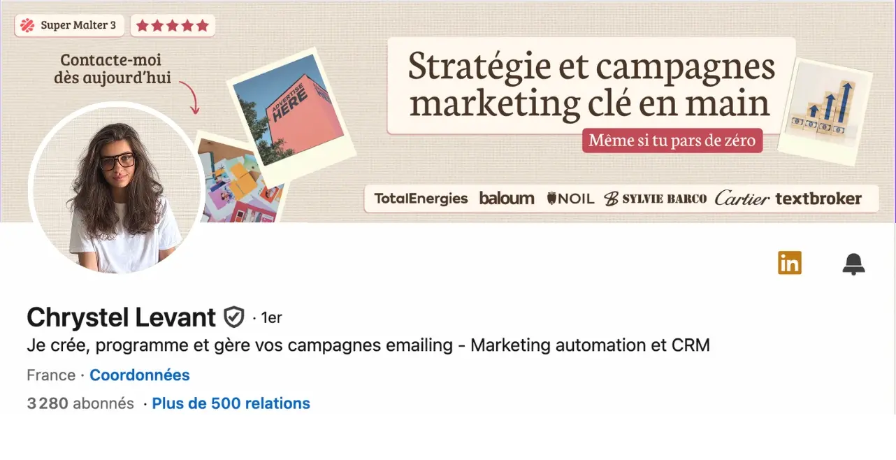 Exemple de refonte de profil LinkedIn 6