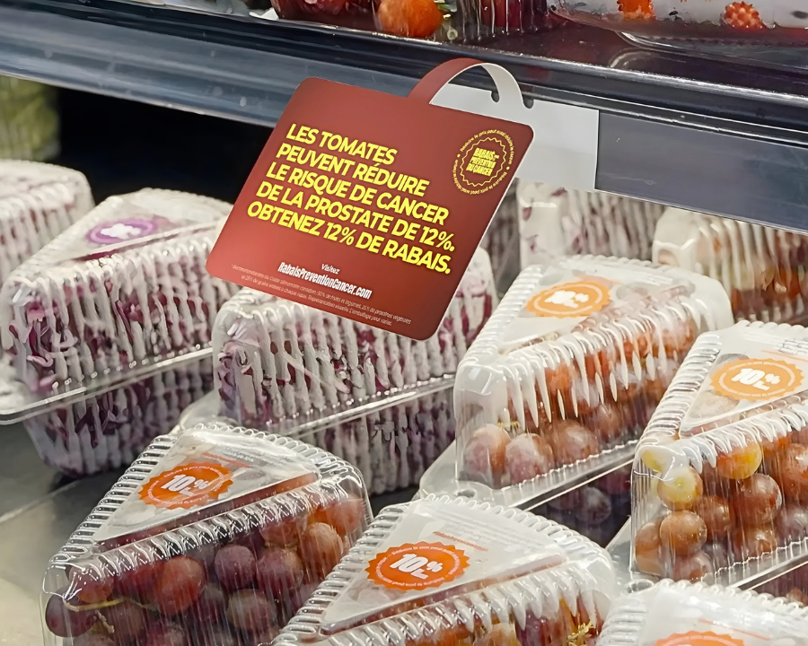 Fondation contre le Cancer, Nudge Marketing en supermarché